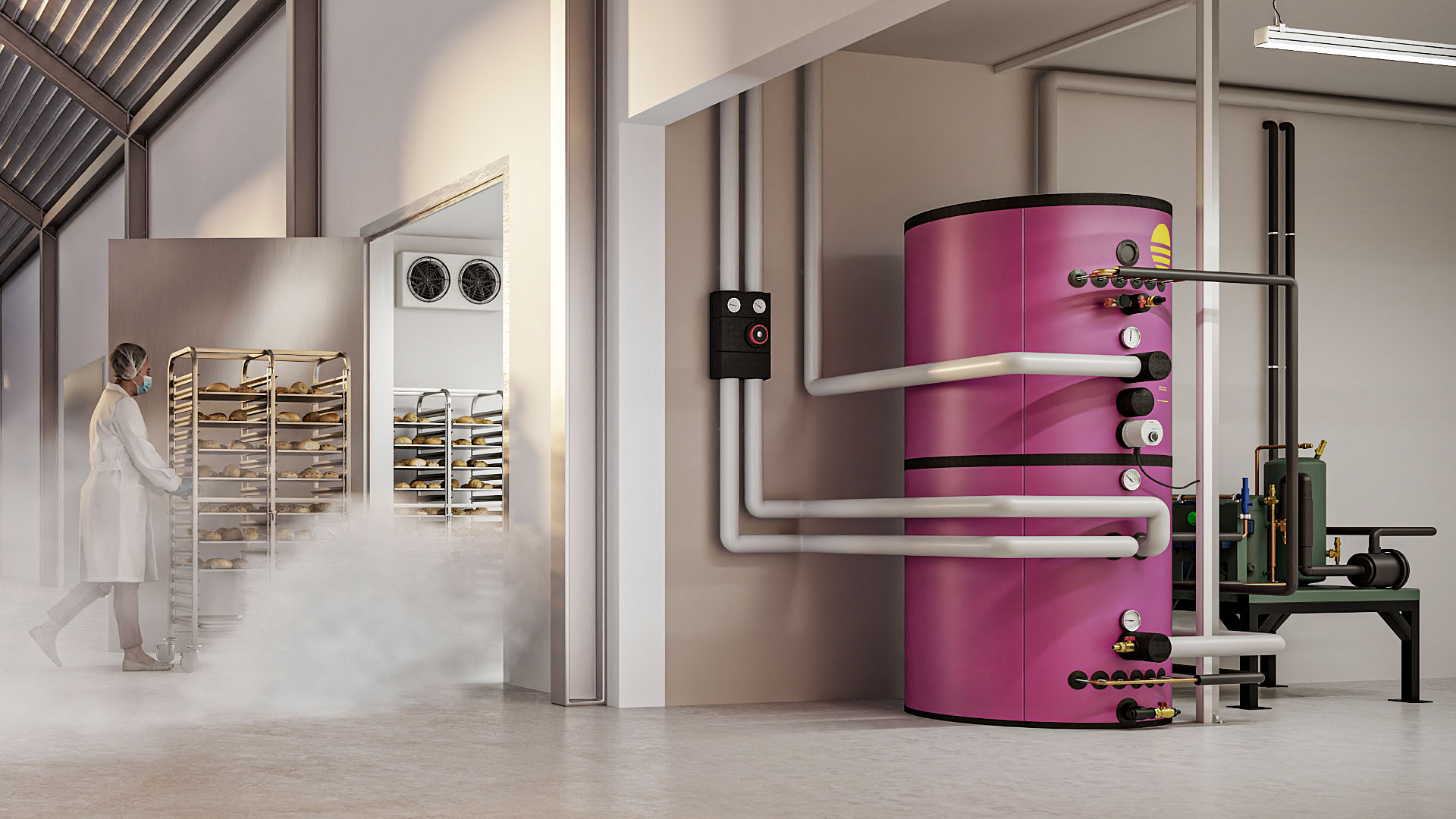 Forstner FRIONIC Innenvisualisierung Kuehlraum 2024
